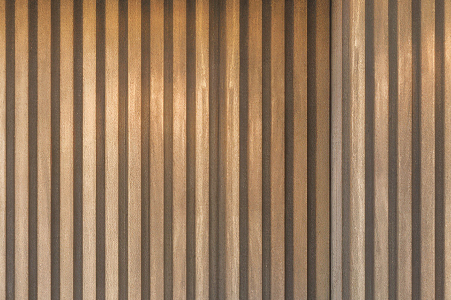 Wooden-Finish Façade